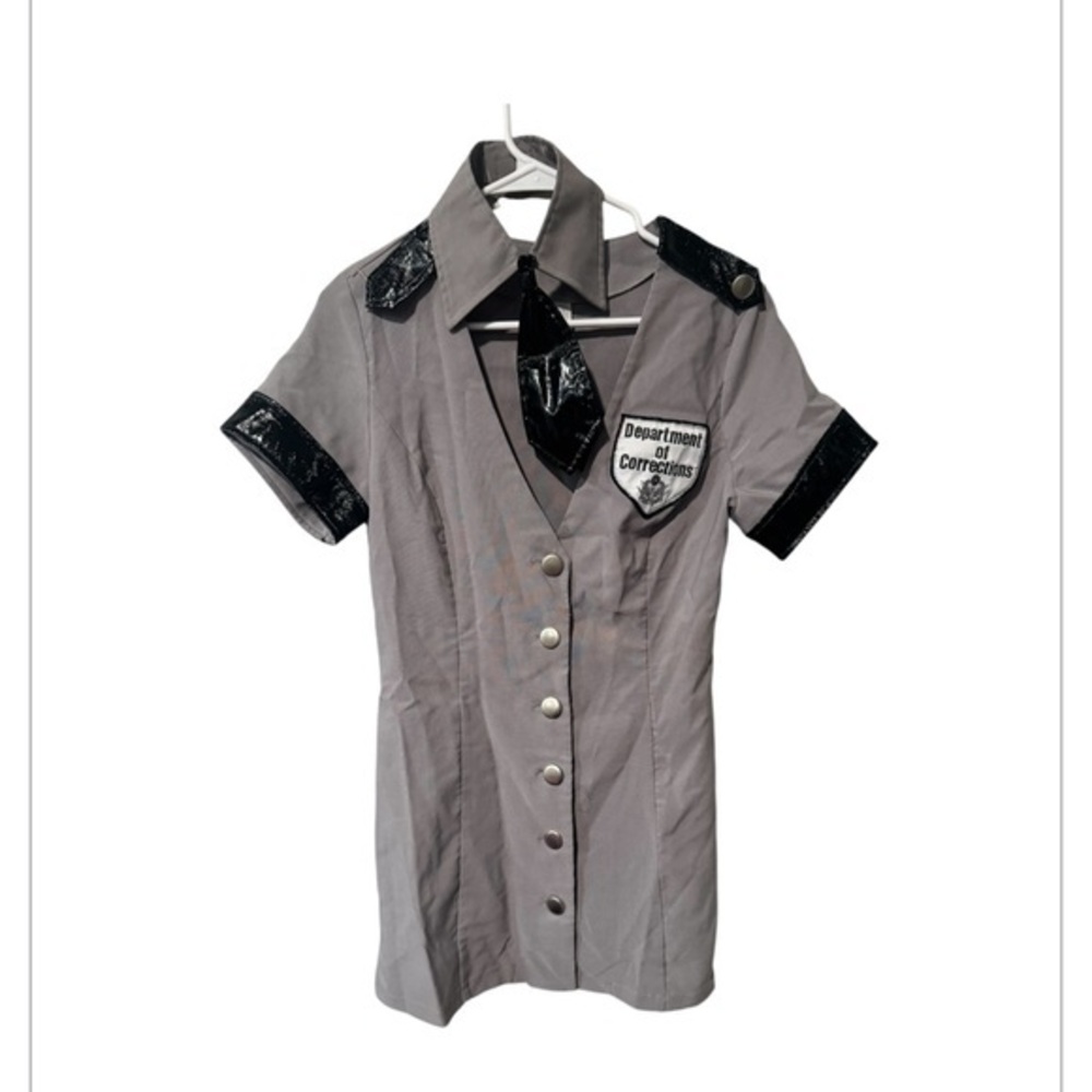 Department of Corrections Officer Halloween Costume Dress size medium